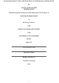 Cover page: Evaluating the Impacts of Recycled Water Reuse on Soil Hydrology and Plant Growth