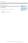 Cover page: 2022 roadmap on low temperature electrochemical CO2 reduction