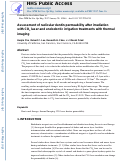 Cover page: Assessment of radicular dentin permeability after irradiation with CO2 laser and endodontic irrigation treatments with thermal imaging