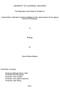 Cover page: The Regulation and Activity of Schlafen11