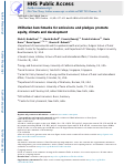 Cover page: Utilitarian benchmarks for emissions and pledges promote equity, climate and development.