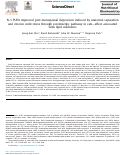 Cover page: N-3 PUFA improved post-menopausal depression induced by maternal separation and chronic mild stress through serotonergic pathway in rats—effect associated with lipid mediators