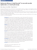 Cover page: Safety and efficacy of daily Revactin ® in men with erectile dysfunction: a 3-month pilot study