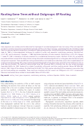 Cover page: Rooting Gene Trees without Outgroups: EP Rooting