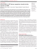 Cover page: ATM-SPARK: A GFP phase separation–based activity reporter of ATM
