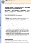 Cover page: Topiramate Treatment of Alcohol Use Disorder in Veterans with Posttraumatic Stress Disorder: A Randomized Controlled Pilot Trial