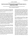 Cover page: New Onset Jaundice and Thrombotic Microangiopathic Hemolytic Anemia in a Multiple Myeloma Patient