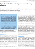 Cover page: Crystalline folliculitis revealed by non-aqueous staining technique