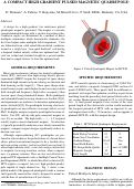 Cover page: A Compact High Gradient Pulsed Magnetic Quadpole