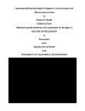 Cover page: Anatomical and functional analysis of aquaporin I in the nociceptive and olfactory sensory systems