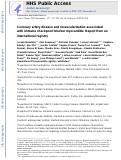 Cover page: Coronary artery disease and revascularization associated with immune checkpoint blocker myocarditis: Report from an international registry.