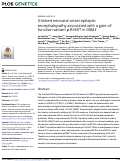 Cover page: X-linked neonatal-onset epileptic encephalopathy associated with a gain-of-function variant p.R660T in GRIA3