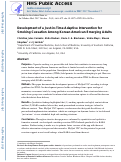 Cover page: Development of a Just-in-Time Adaptive Intervention for Smoking Cessation Among Korean American Emerging Adults