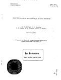 Cover page: HEAT CAPACITY OF METALLIC V203 AT HIGH PRESSURE