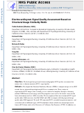 Cover page: Electrocardiogram Signal Quality Assessment Based on Structural Image Similarity Metric