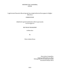 Cover page: Cognition and Character: Measuring and Assessing Intellectual Development in Higher Education