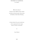 Cover page: Efficient Learning of Continuous-Time Hidden Markov Models with Discrete-Time Irregular Observations for Healthcare Intervention Planning