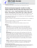 Cover page: Machine Learning-Based Epigenetic Classifiers for Axillary Staging of Patients with ER-Positive Early-Stage Breast Cancer