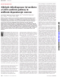 Cover page: Aldehyde dehydrogenase 1a1 mediates a GABA synthesis pathway in midbrain dopaminergic neurons