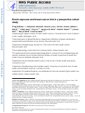 Cover page: Dioxin exposure and breast cancer risk in a prospective cohort study