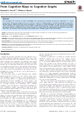Cover page: From Cognitive Maps to Cognitive Graphs