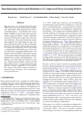 Cover page: Benchmarking Adversarial Robustness of Compressed Deep Learning Models.