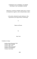 Cover page: Shakespeare, the illusion of depth, and the science of parts : an integration of cognitive science and performance studies