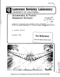 Cover page: COMMENTS CONCERNING THE MAGNETIC FIELD PRODUCED BY AN ION BEAM TRAVERSING A WINDOW-FRAME MAGNET