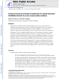 Cover page: Evidence-based psychological treatments for mental disorders: Modifiable barriers to access and possible solutions