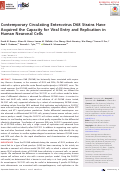 Cover page: Contemporary Circulating Enterovirus D68 Strains Have Acquired the Capacity for Viral Entry and Replication in Human Neuronal Cells