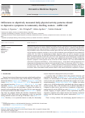 Cover page: Differences in objectively measured daily physical activity patterns related to depressive symptoms in community dwelling women – mPED trial