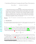 Cover page: Convolutional Dictionary Learning through Tensor Factorization