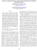 Cover page: Progressive Alignment Facilitates Learning of Deterministic But Not Probabilistic Relational Categories.