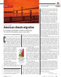 Cover page of American climate migration (Review of On the Move: The Overheating Earth and the Uprooting of America)