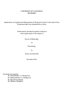 Cover page: Implications of Argentine Ant Management for Biological Control of the Asian Citrus Psyllid and Other Ant-Tended Pests in Citrus