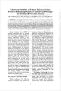 Cover page: Characterization of Citrus Tristeza Virus Isolates Infecting Pummelo and Sweet Orange in Sichuan Province, China