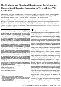 Cover page: The Synthesis and Structural Requirements for Measuring Glucocorticoid Receptor Expression In Vivo with (±)-<sup>11</sup>C-YJH08 PET.