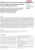 Cover page: New astroglial injury-defined biomarkers for neurotrauma assessment