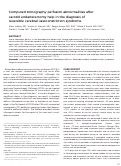 Cover page: Computed tomography perfusion abnormalities after carotid endarterectomy help in the diagnosis of reversible cerebral vasoconstriction syndrome.