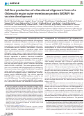 Cover page: Cell-free production of a functional oligomeric form of a Chlamydia major outer-membrane protein (MOMP) for vaccine development