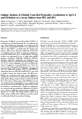 Cover page: Linkage analysis of X-linked cone-rod dystrophy: localization to Xp11.4 and definition of a locus distinct from RP2 and RP3.