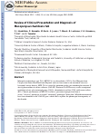 Cover page: Review of clinical presentation and diagnosis of mucopolysaccharidosis IVA