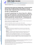 Cover page: Testosterone dose-response relationships in hysterectomized women with or without oophorectomy