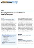 Cover page: Surveying Waterfowl Broods in Wetlands Using Aerial Drones