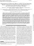 Cover page: Immunogenicity and protective efficacy of DNA vaccines expressing rhesus cytomegalovirus glycoprotein B, phosphoprotein 65-2, and viral interleukin-10 in rhesus macaques