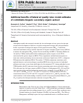 Cover page: Additional Benefits of Federal Air-Quality Rules: Model Estimates of Controllable Biogenic Secondary Organic Aerosol