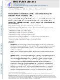 Cover page: Development and Validation of the Satisfaction Survey for Inflatable Penile Implant (SSIPI).