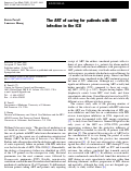 Cover page: The ART of caring for patients with HIV infection in the ICU