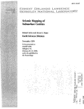 Cover page: Seismic mapping of subsurface cavities