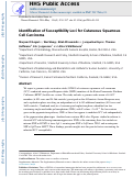 Cover page: Identification of Susceptibility Loci for Cutaneous Squamous Cell Carcinoma.